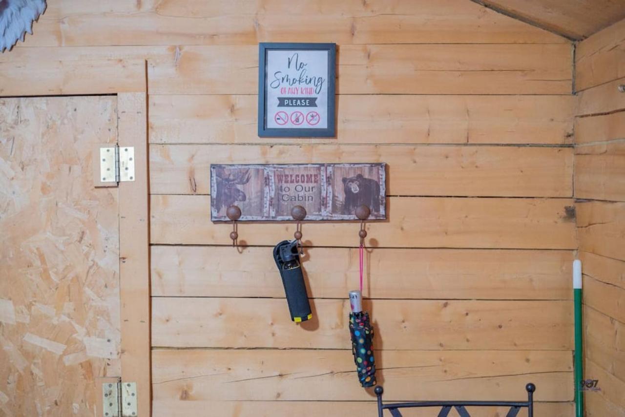 1 Bd. Deluxe Log Dry Cabin| Views Northern Lights! Fairbanks Exteriör bild