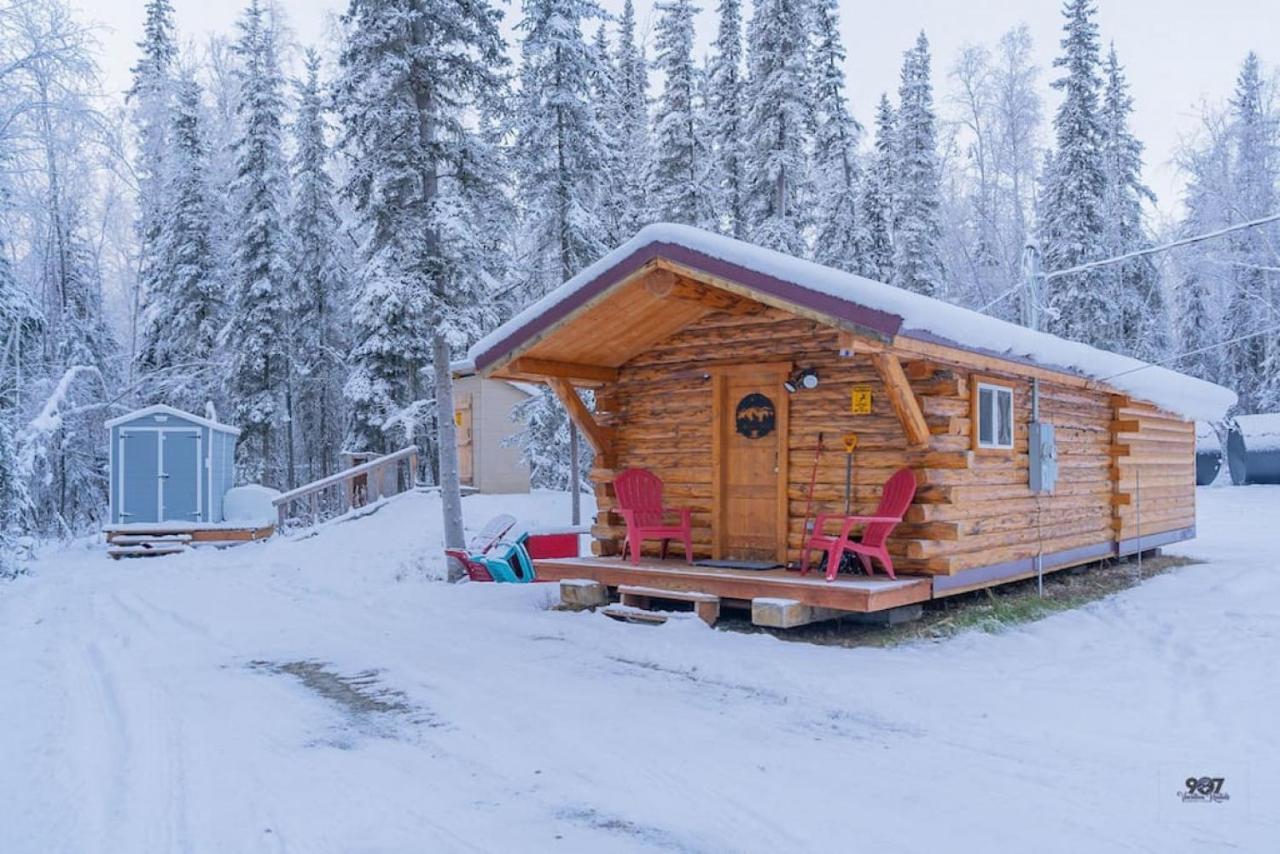 1 Bd. Deluxe Log Dry Cabin| Views Northern Lights! Fairbanks Exteriör bild