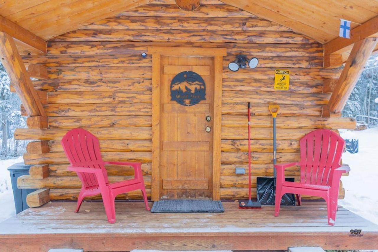 1 Bd. Deluxe Log Dry Cabin| Views Northern Lights! Fairbanks Exteriör bild